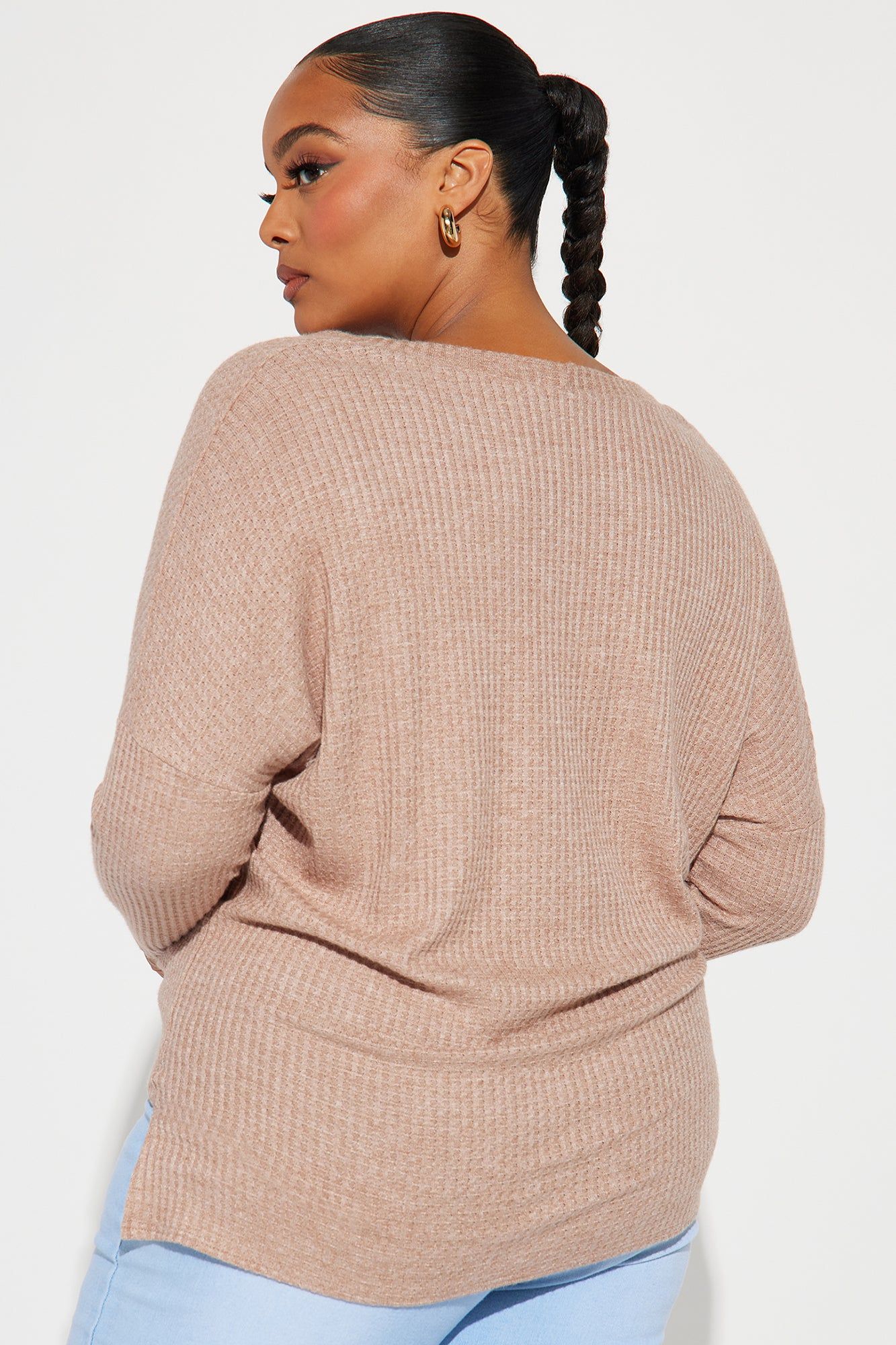 Celine Cozy Top - Taupe sold by Fashion Nova product image thumbnail 6