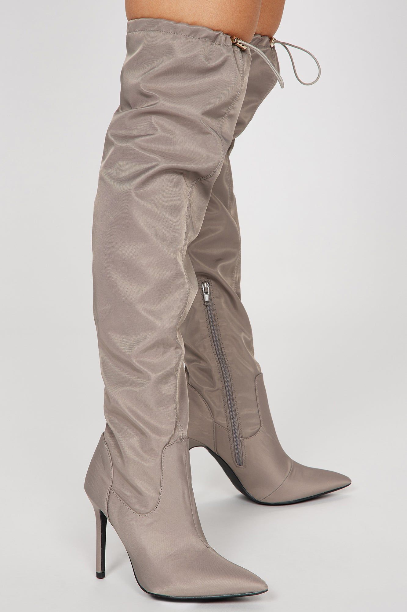 Cold Hearted Over The Knee Boots - Taupe sold by Fashion Nova product image thumbnail 3