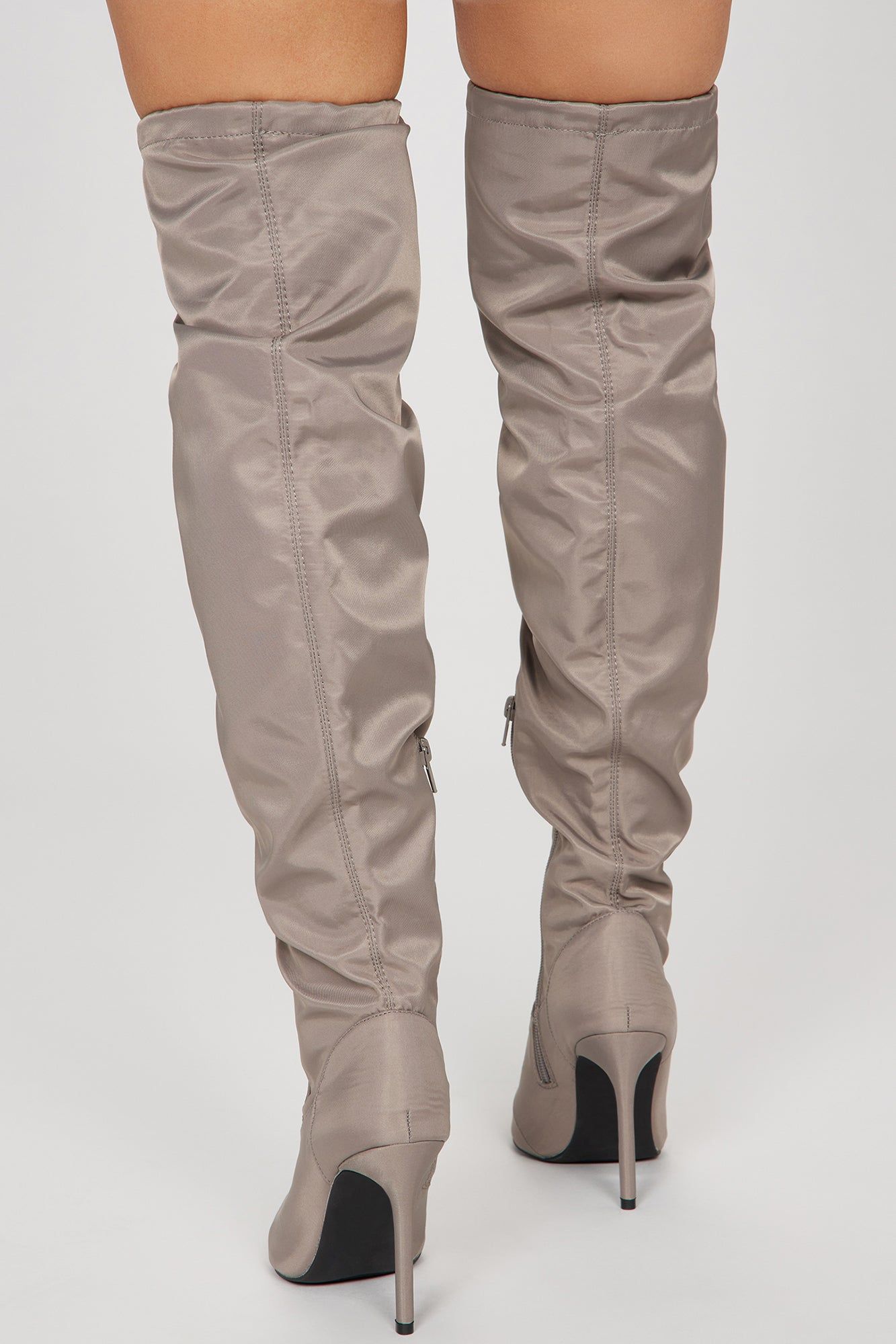 Cold Hearted Over The Knee Boots - Taupe sold by Fashion Nova product image thumbnail 4