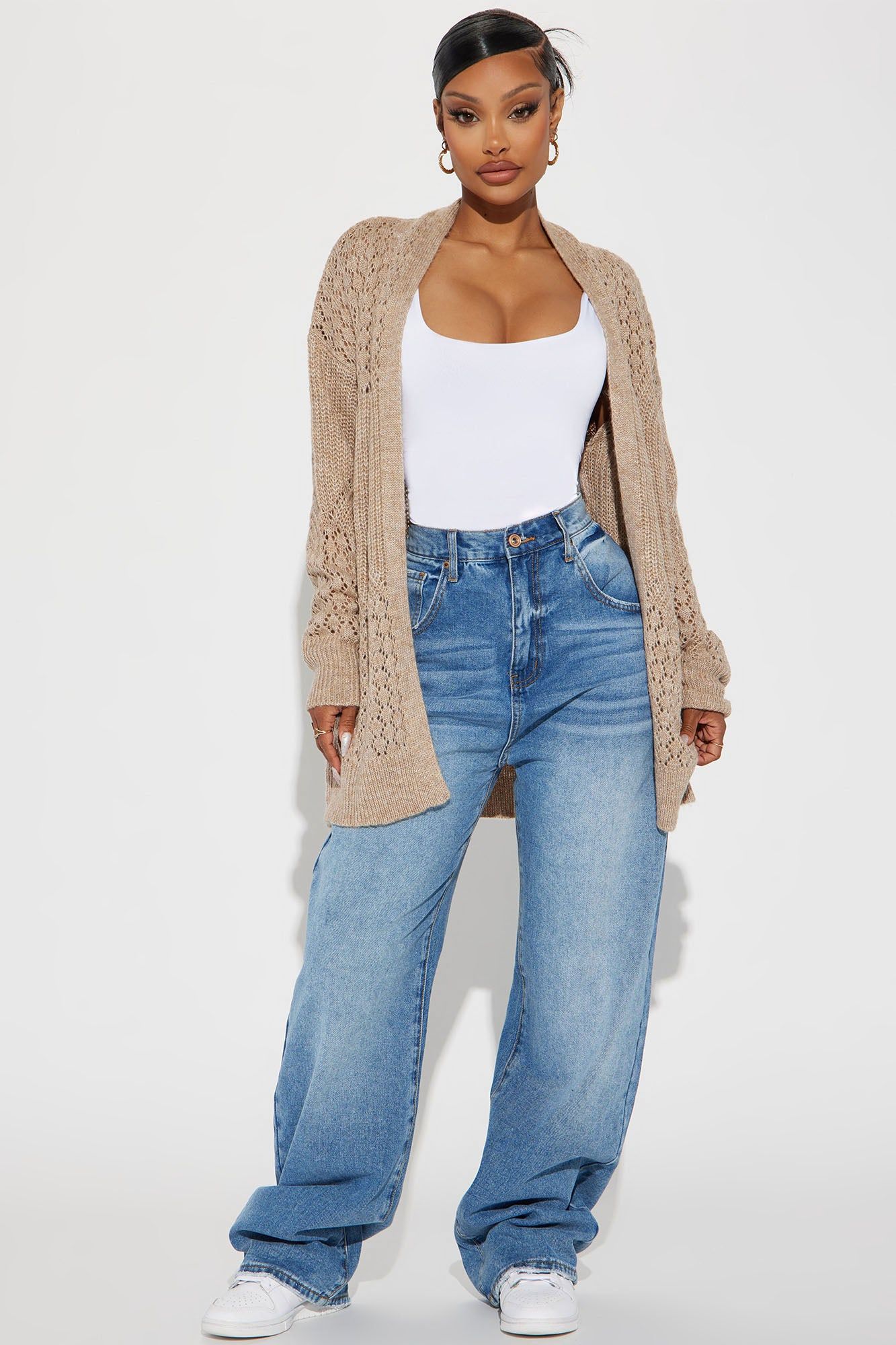 Warm And Cozy Times Cardigan - Mocha sold by Fashion Nova product image thumbnail 2