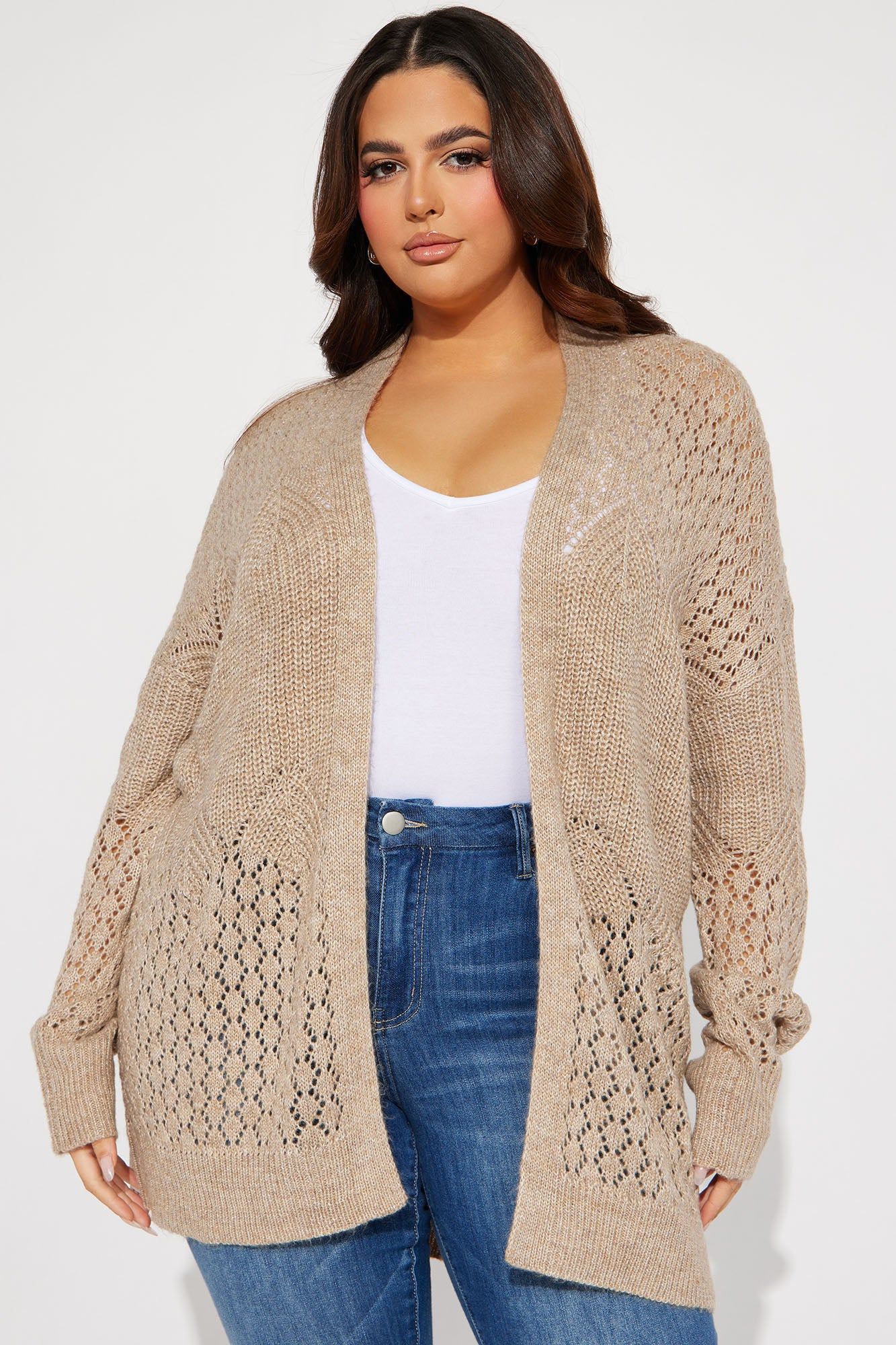 Warm And Cozy Times Cardigan - Mocha sold by Fashion Nova product image thumbnail 4
