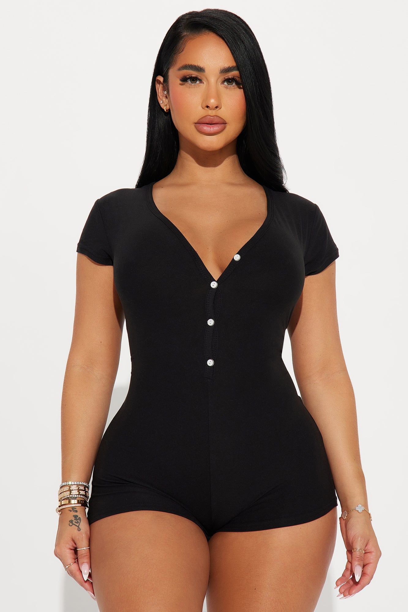 Killin' It PJ Romper Onesie - Black sold by Fashion Nova product image thumbnail 2