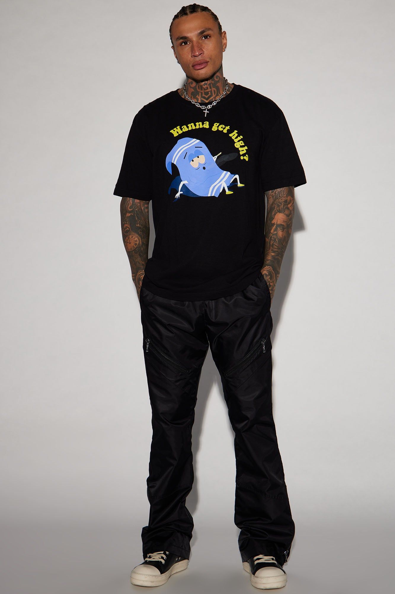 South Park Towelie Wanna Get High Short Sleeve Tee - Black sold by Fashion Nova product image thumbnail 2