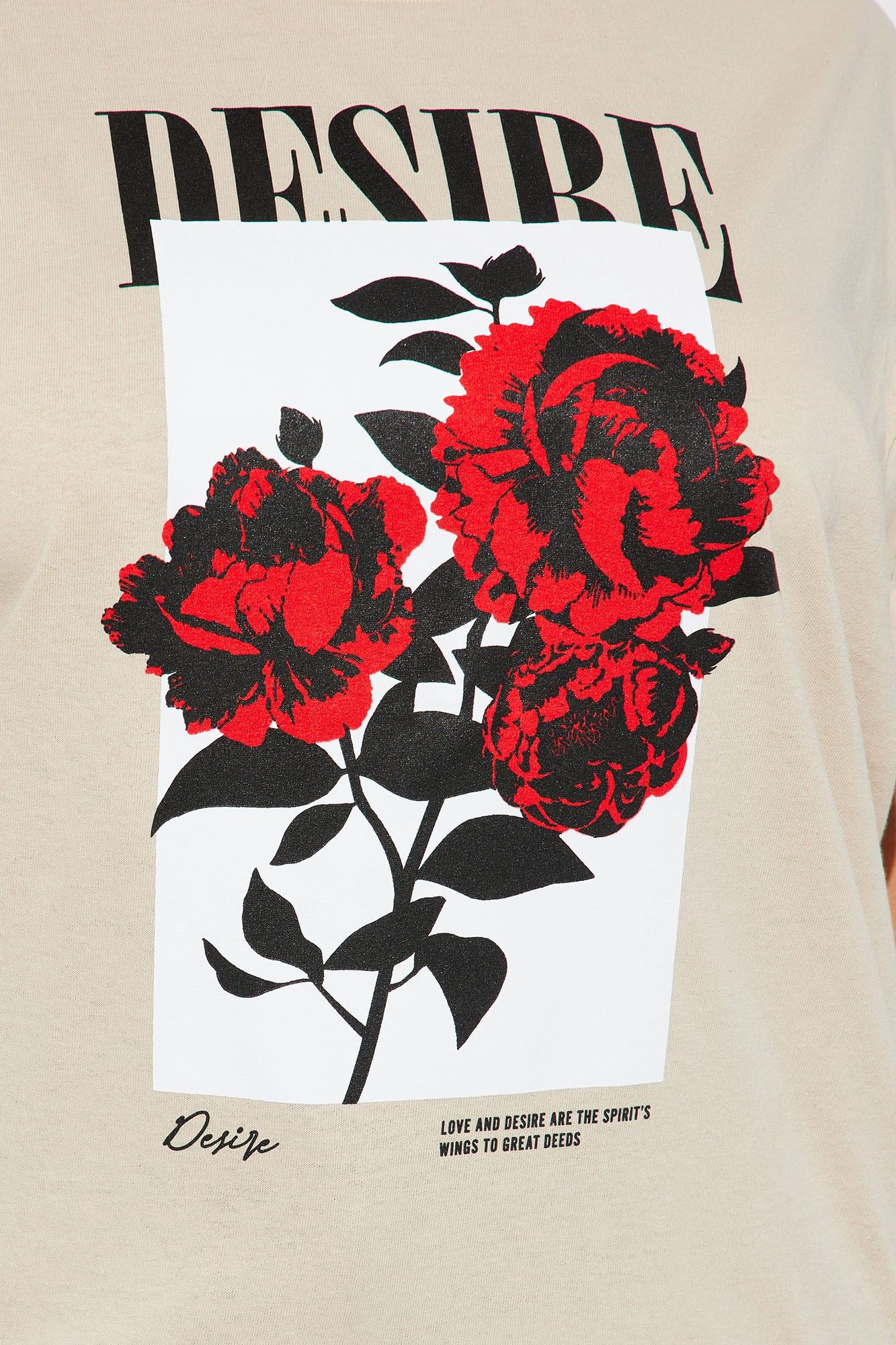 Desire You Graphic Tee - Taupe sold by Fashion Nova product image thumbnail 6