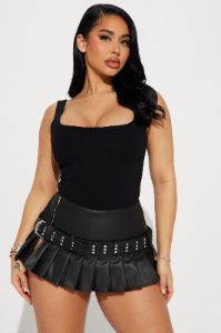 Just In Time Bodysuit - Black sold by Fashion Nova