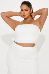 Anything For You Textured Skirt Set - Cream sold by Fashion Nova