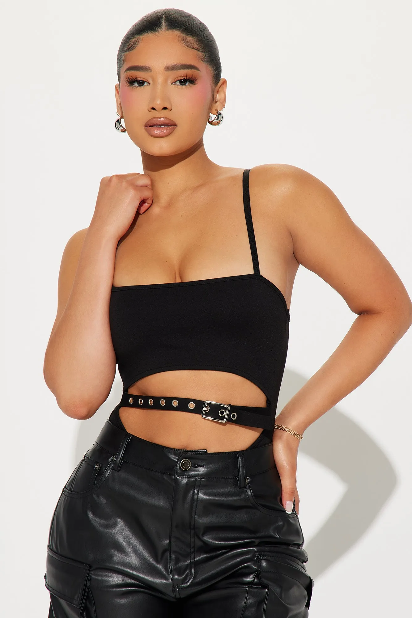 Hold On Tight Bodysuit - Black sold by Fashion Nova product image thumbnail 2