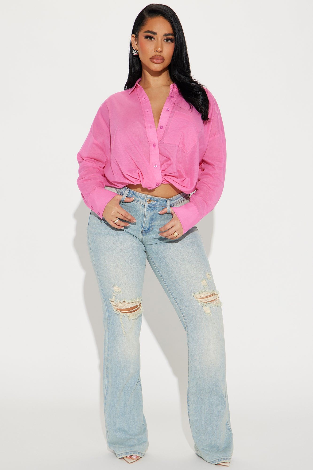 Casual Mood Shirt - Pink sold by Fashion Nova product image thumbnail 2