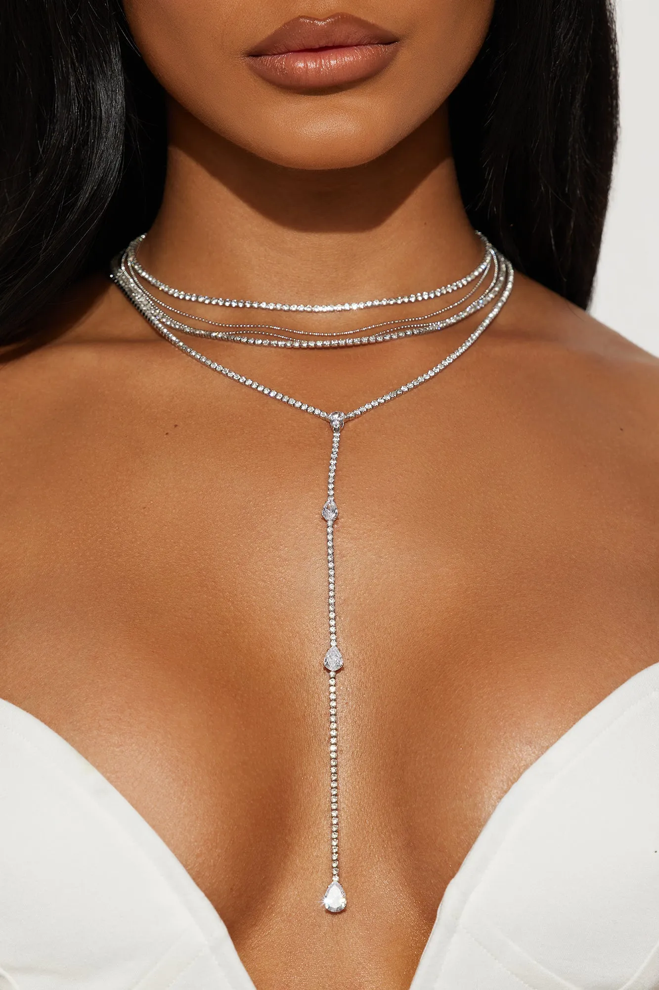 Best Version Of Me Necklace - Silver sold by Fashion Nova