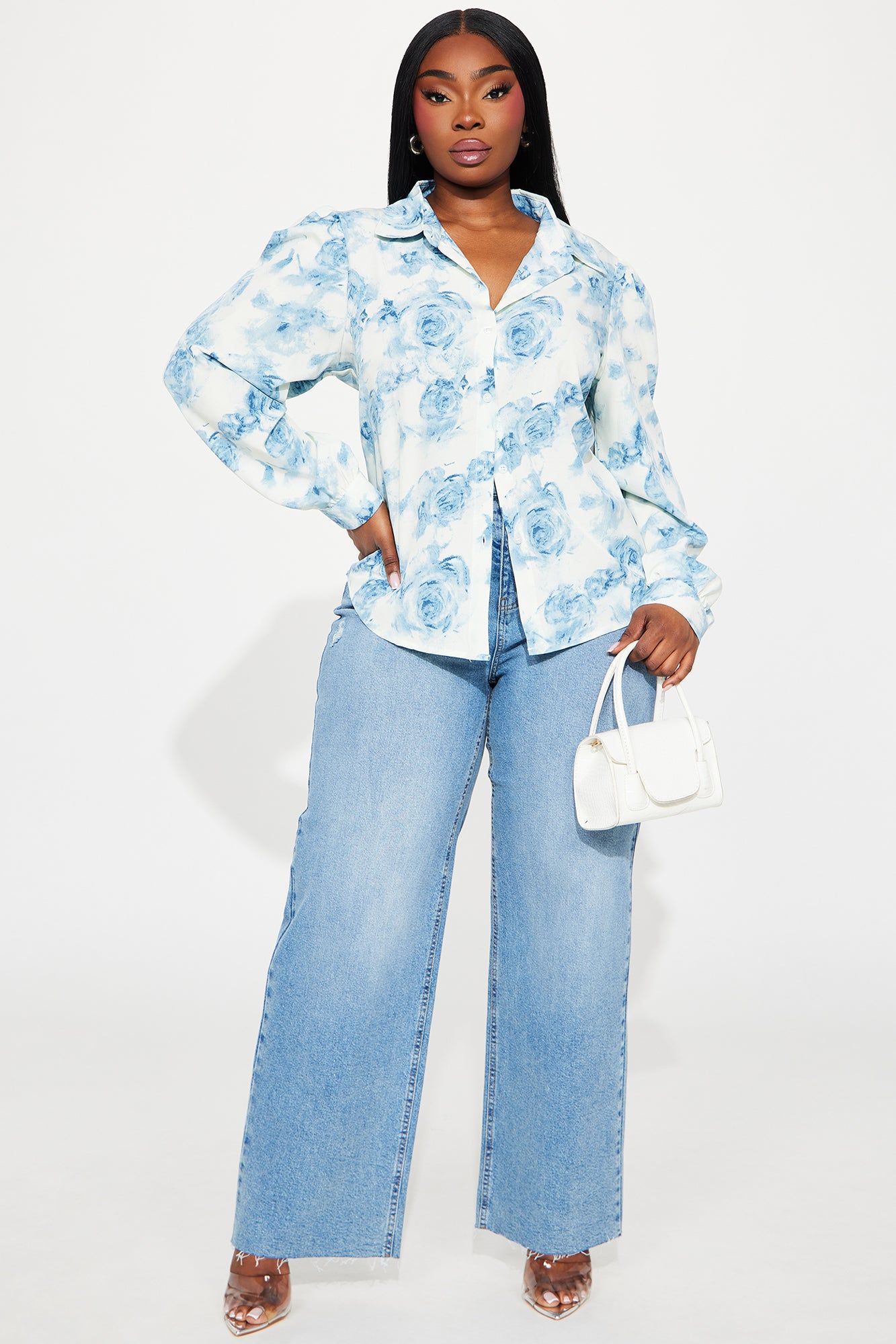 Sky High Shirt - Blue/combo sold by Fashion Nova product image thumbnail 5