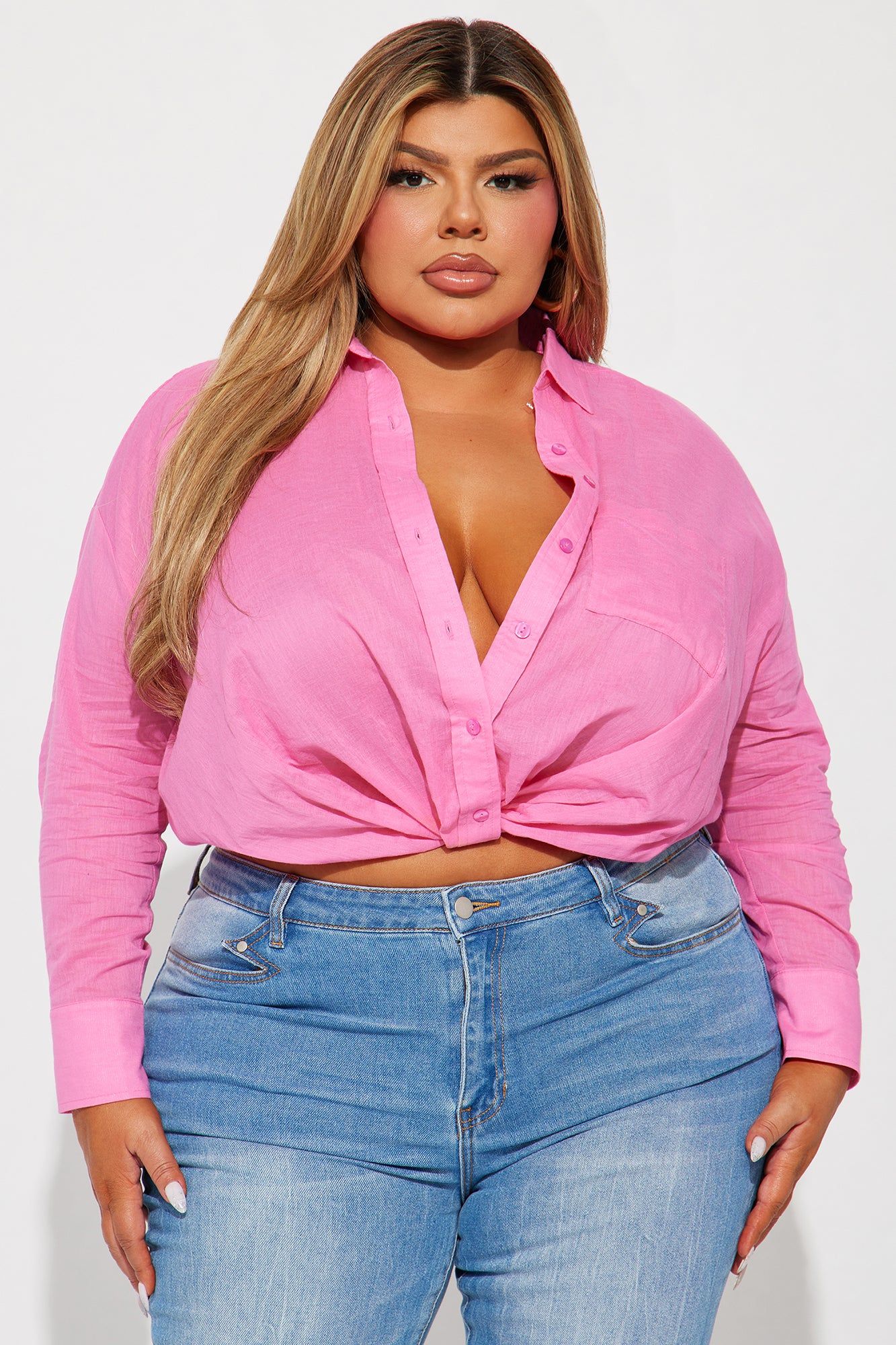 Casual Mood Shirt - Pink sold by Fashion Nova product image thumbnail 5