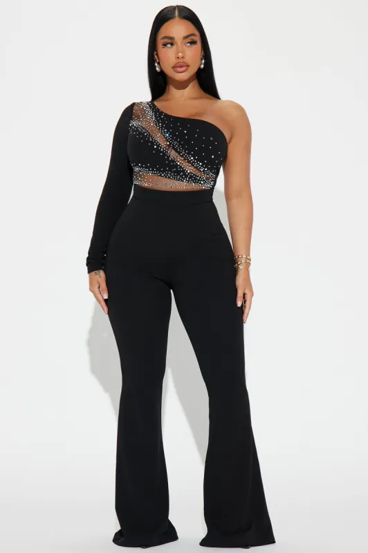 Star Sign Jumpsuit - Black sold by Fashion Nova