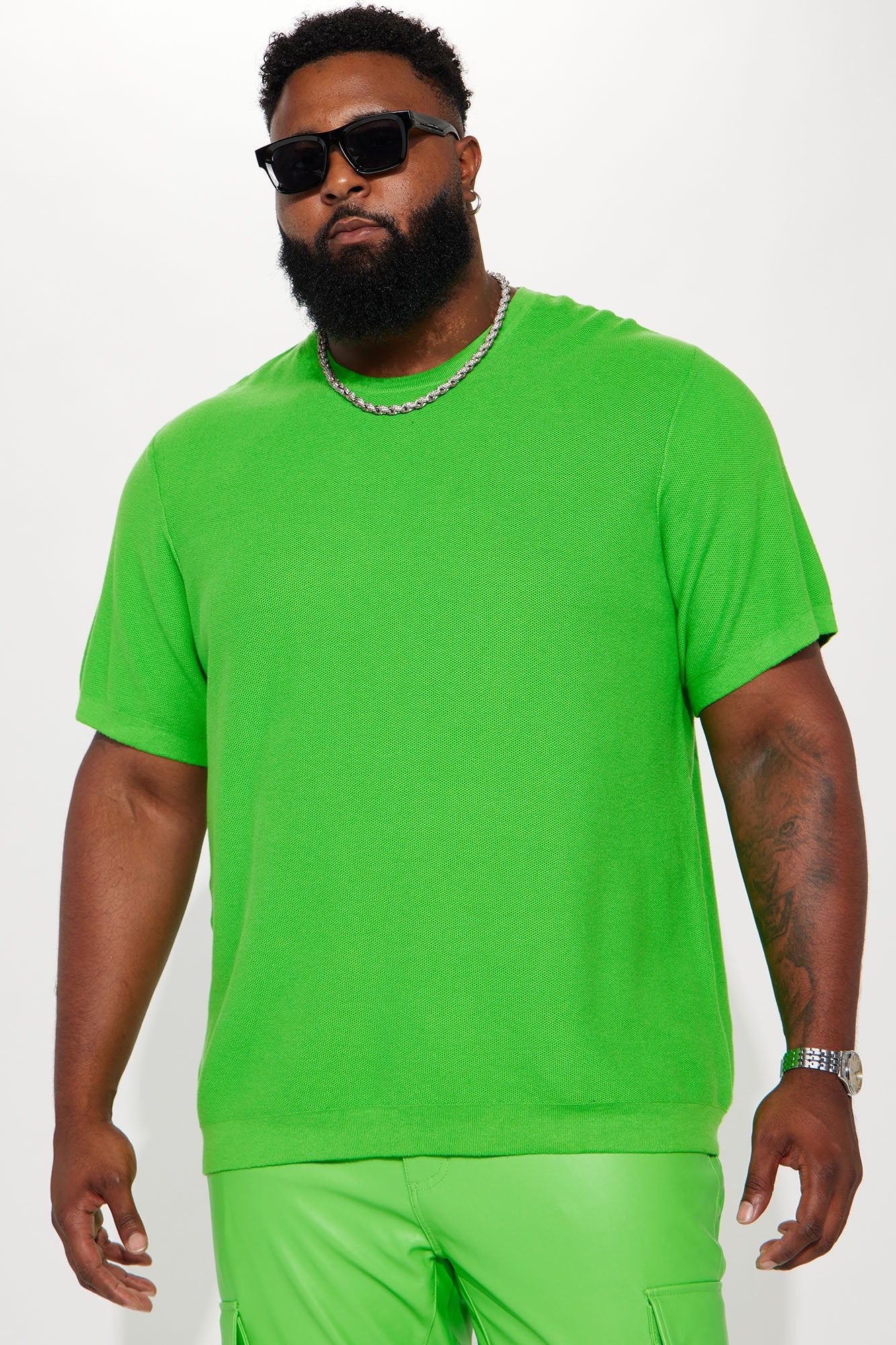 Classic Sweater Tee - Green sold by Fashion Nova product image thumbnail 2