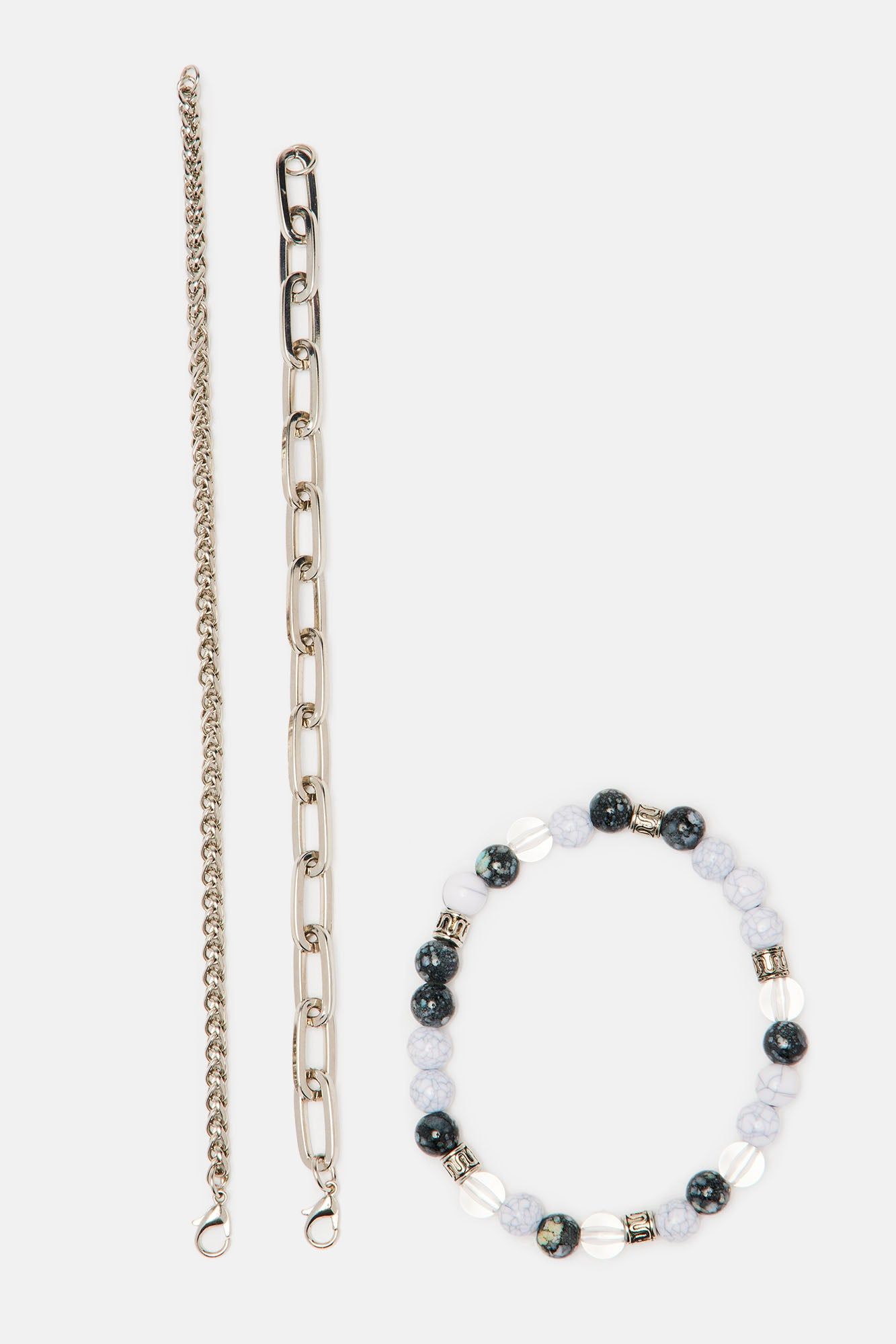 Stay With Me Bracelet Set - Silver sold by Fashion Nova