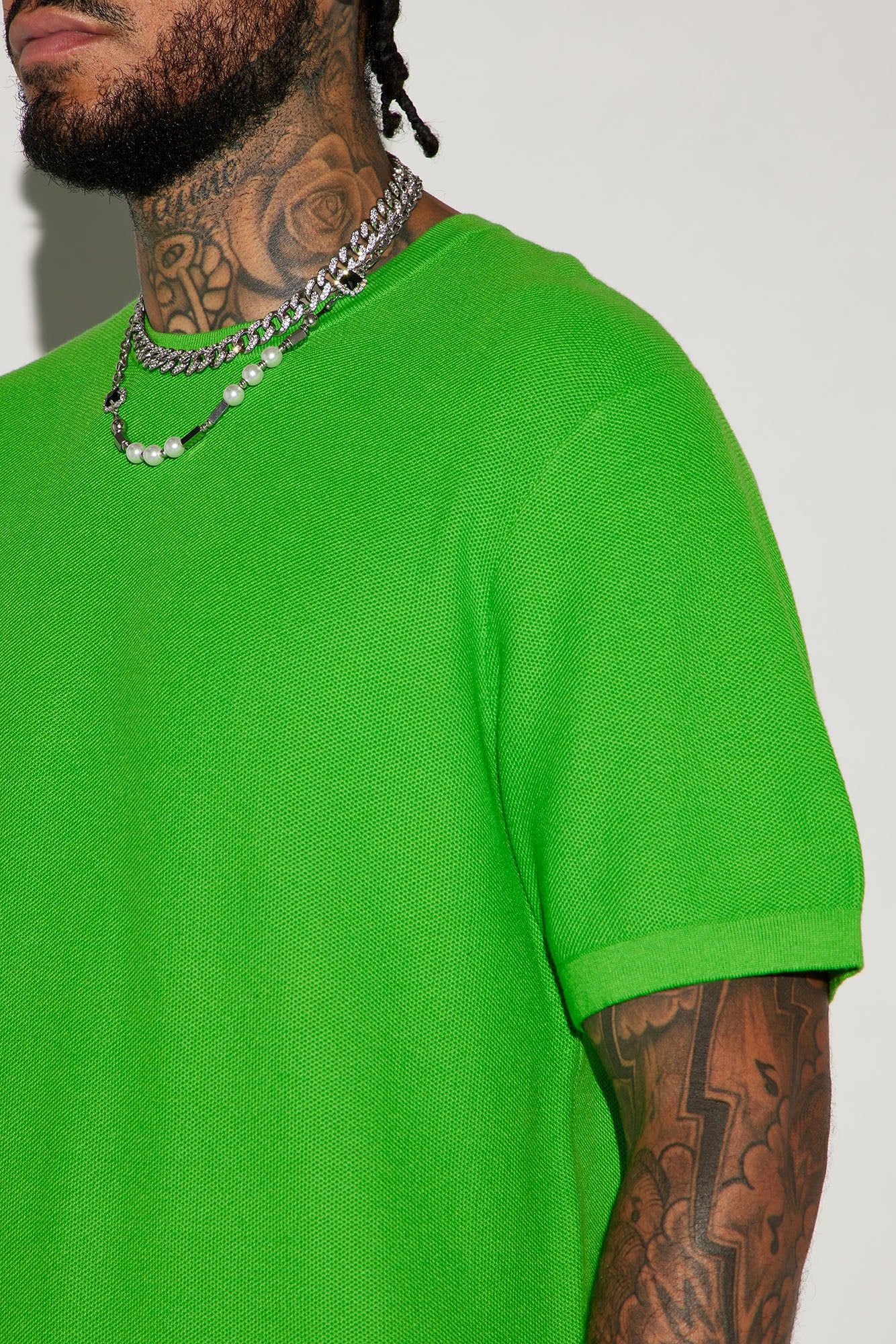 Classic Sweater Tee - Green sold by Fashion Nova product image thumbnail 3