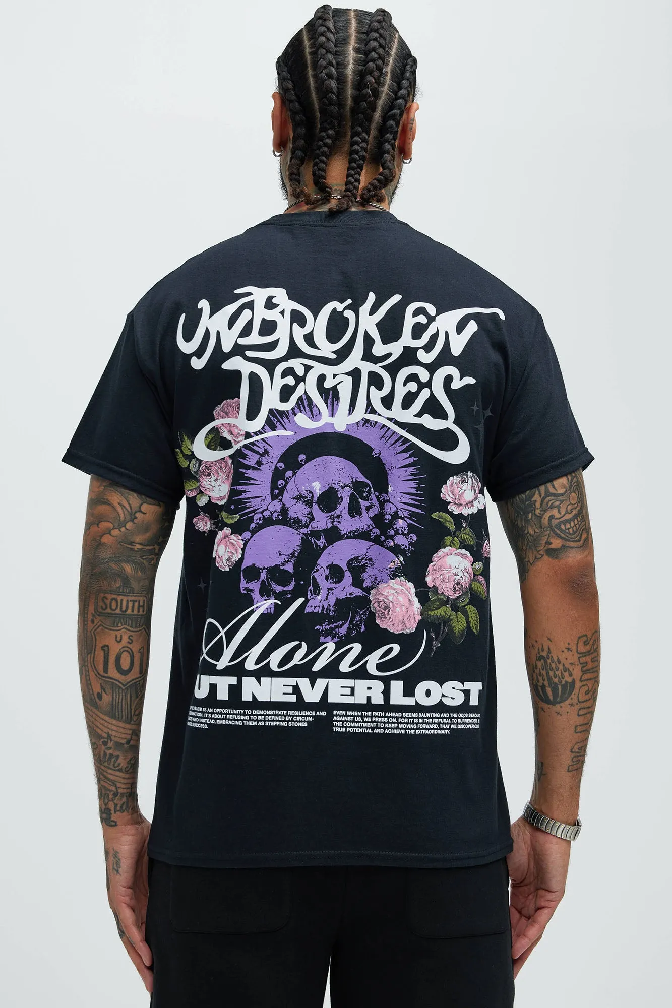 Unbroken Dreams Short Sleeve Tee - Black sold by Fashion Nova product image thumbnail 4