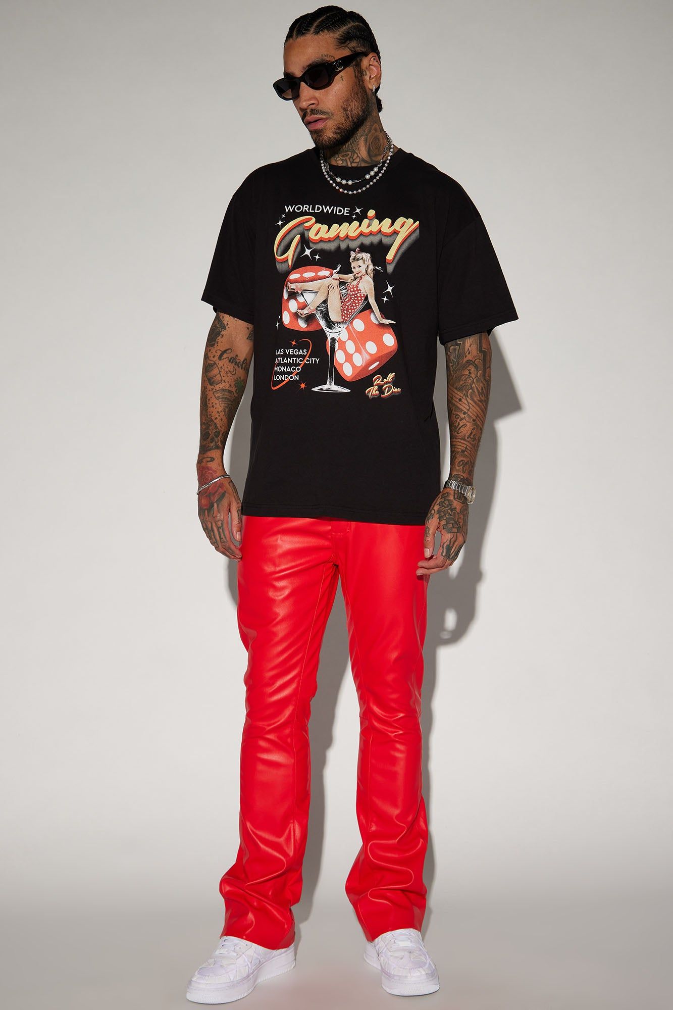 Roll The Dice Short Sleeve Tee - Black sold by Fashion Nova product image thumbnail 2