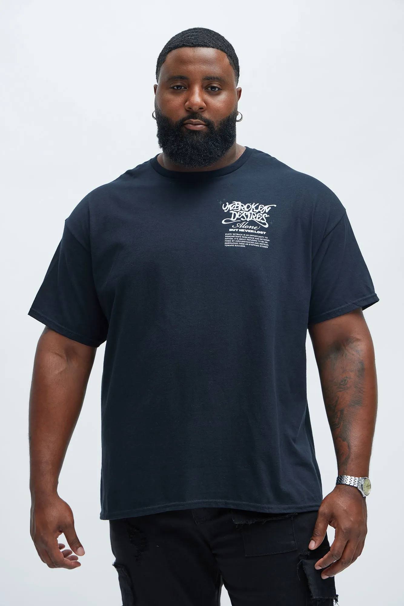 Unbroken Dreams Short Sleeve Tee - Black sold by Fashion Nova product image thumbnail 5