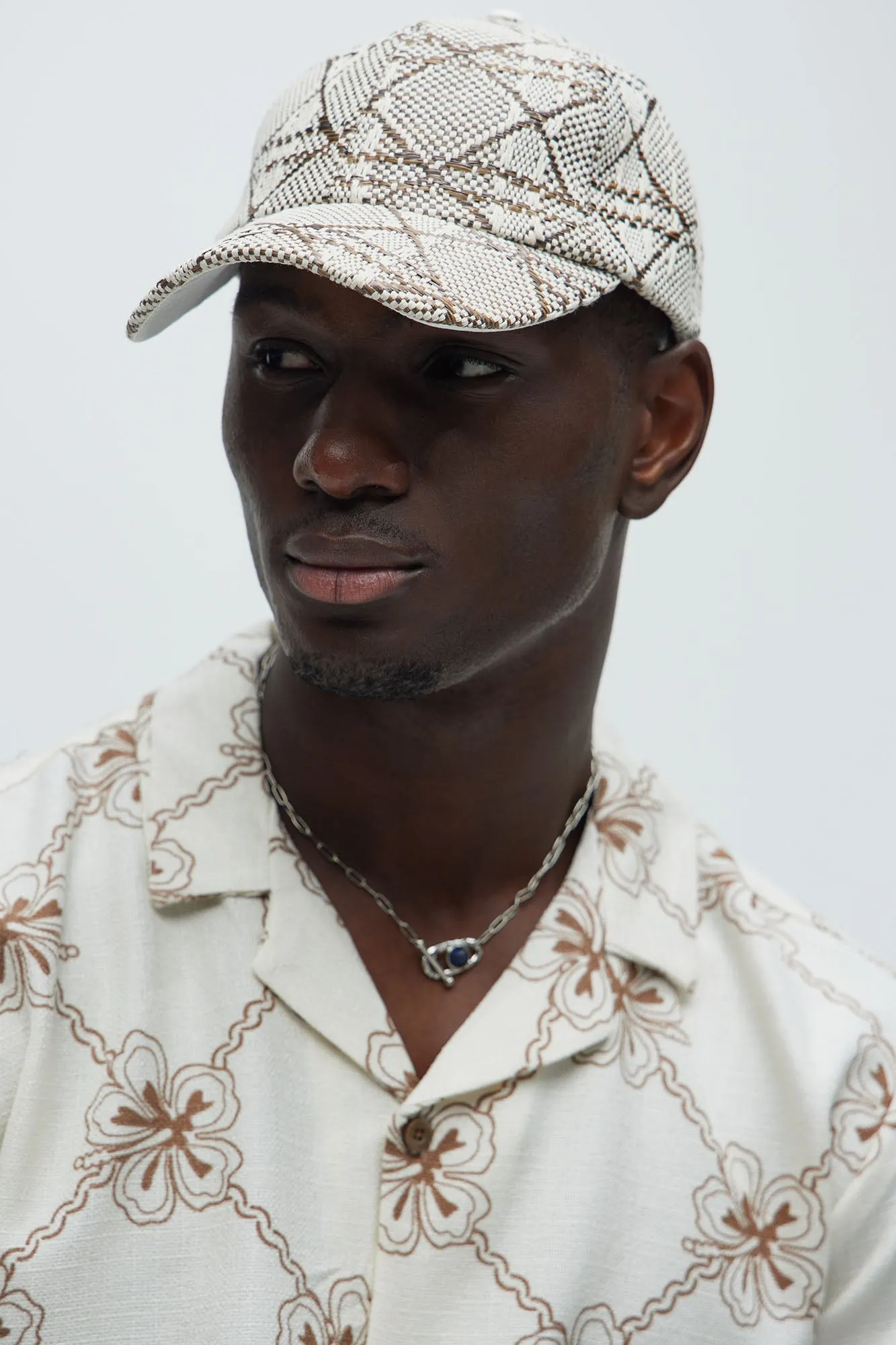 Dylan Structured Snapback - Cream/combo sold by Fashion Nova product image thumbnail 3