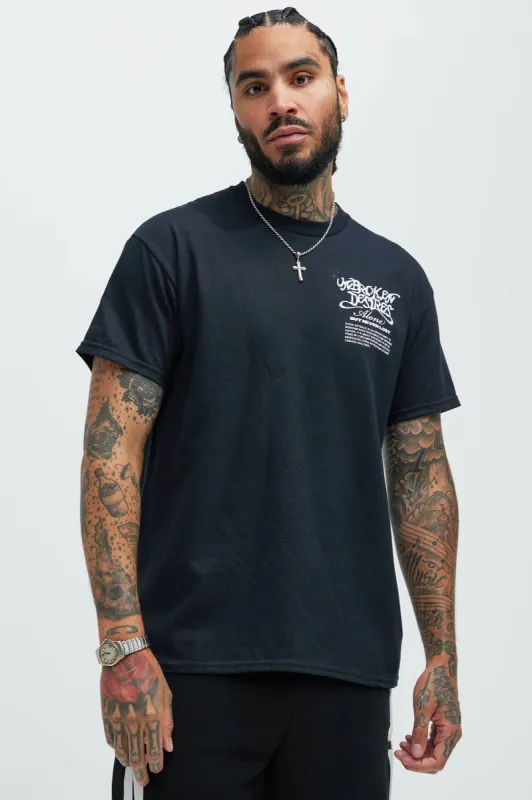 Unbroken Dreams Short Sleeve Tee - Black sold by Fashion Nova