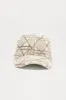 Dylan Structured Snapback - Cream/combo sold by Fashion Nova