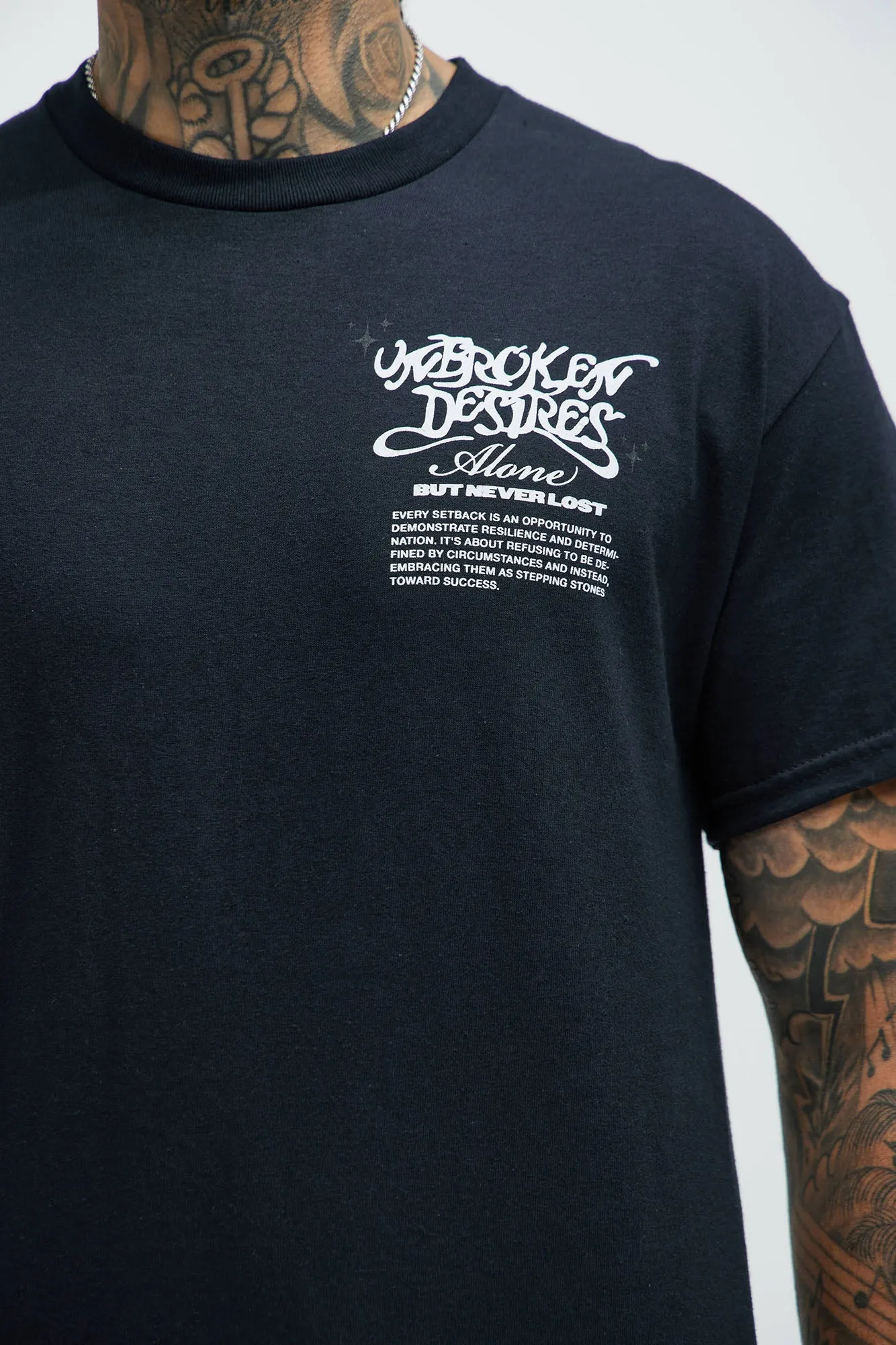 Unbroken Dreams Short Sleeve Tee - Black sold by Fashion Nova product image thumbnail 3