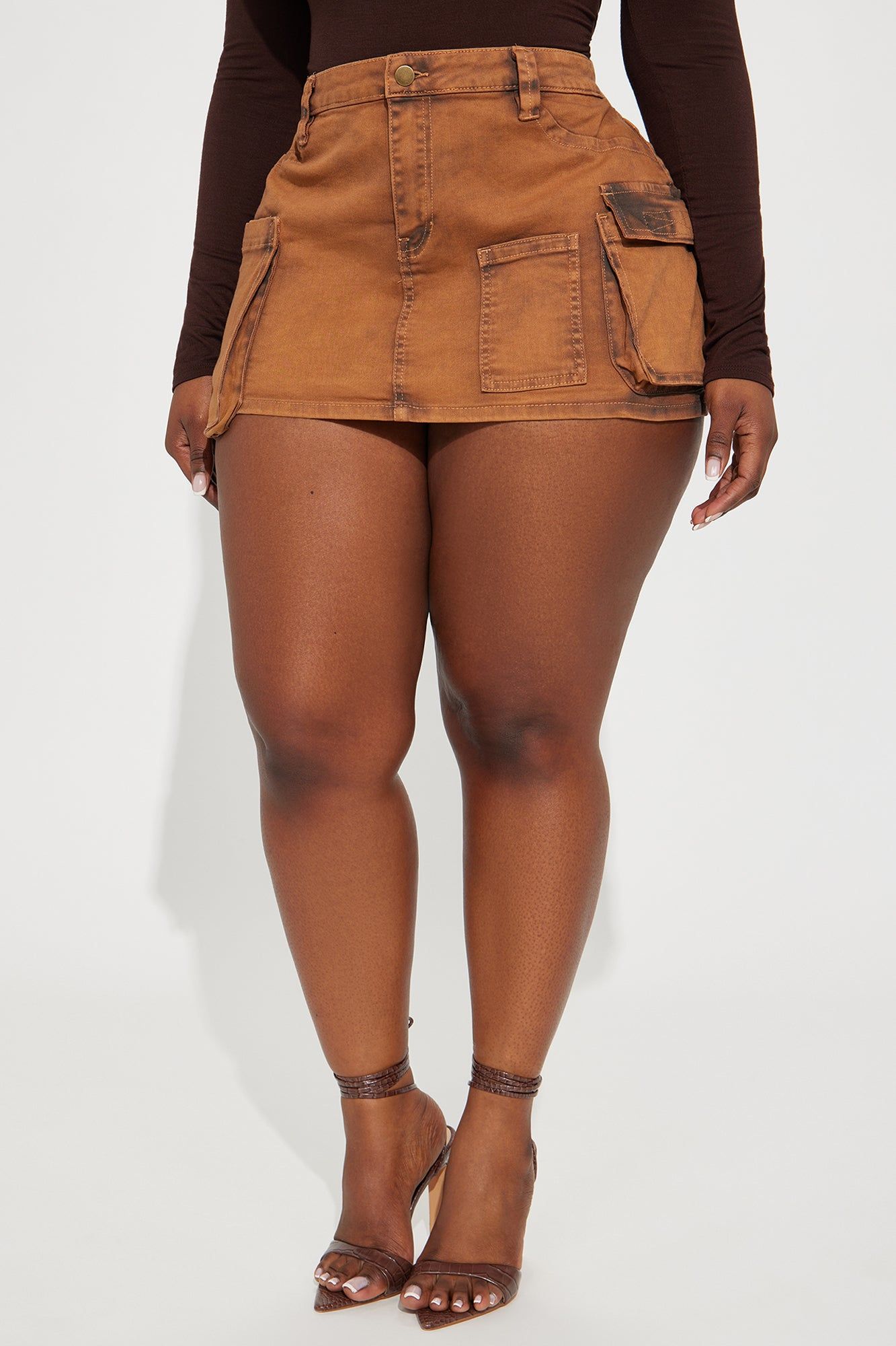 Kaylee Mini Skirt - Rust sold by Fashion Nova product image thumbnail 5