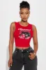 Blessed Black Jaguar Tank Top - Red sold by Fashion Nova