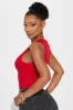 Blessed Black Jaguar Tank Top - Red sold by Fashion Nova