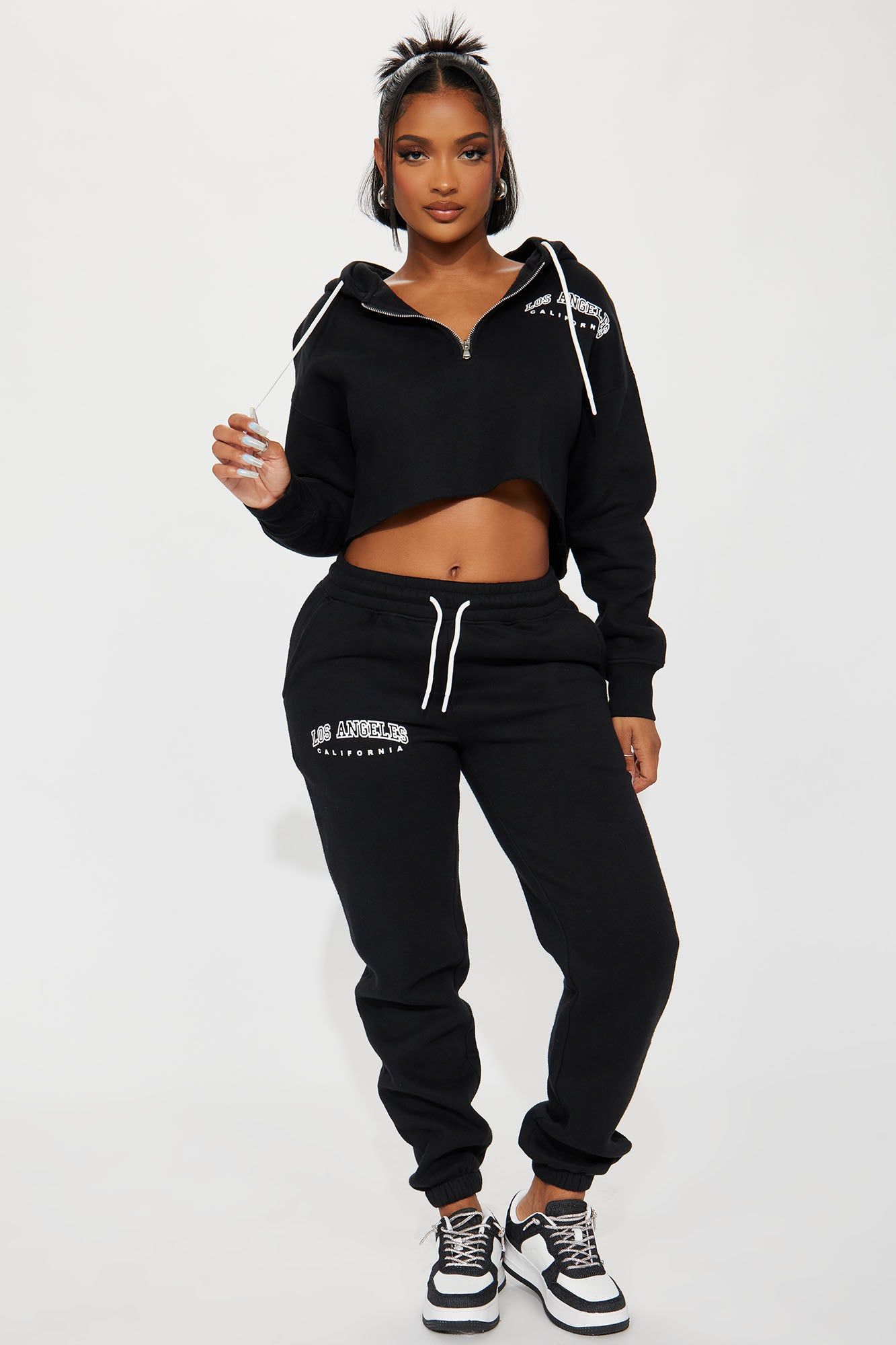 LA Life Jogger Set - Black sold by Fashion Nova