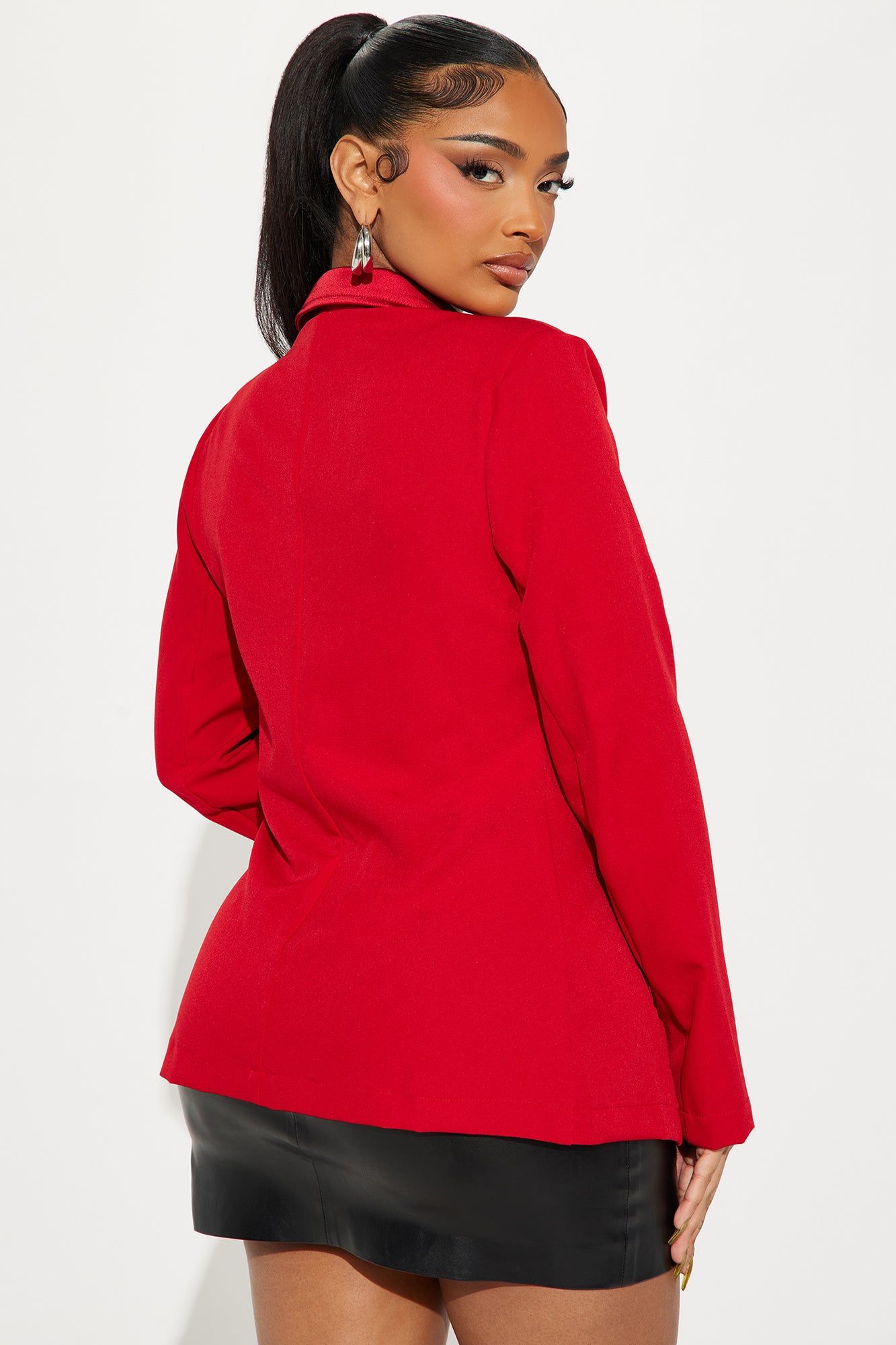 Got Things To Do Blazer - Red sold by Fashion Nova product image thumbnail 3
