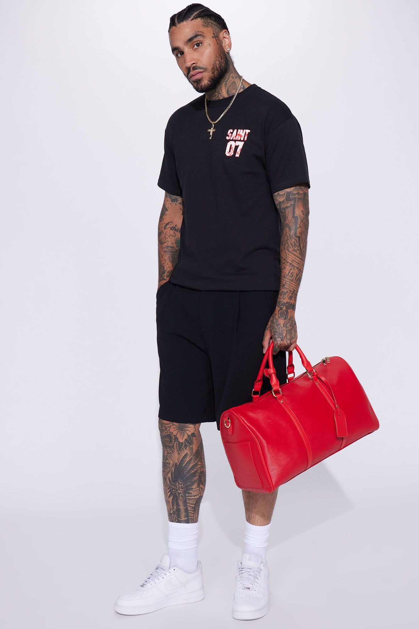 Saint Paradise Short Sleeve Tee - Black sold by Fashion Nova product image thumbnail 3