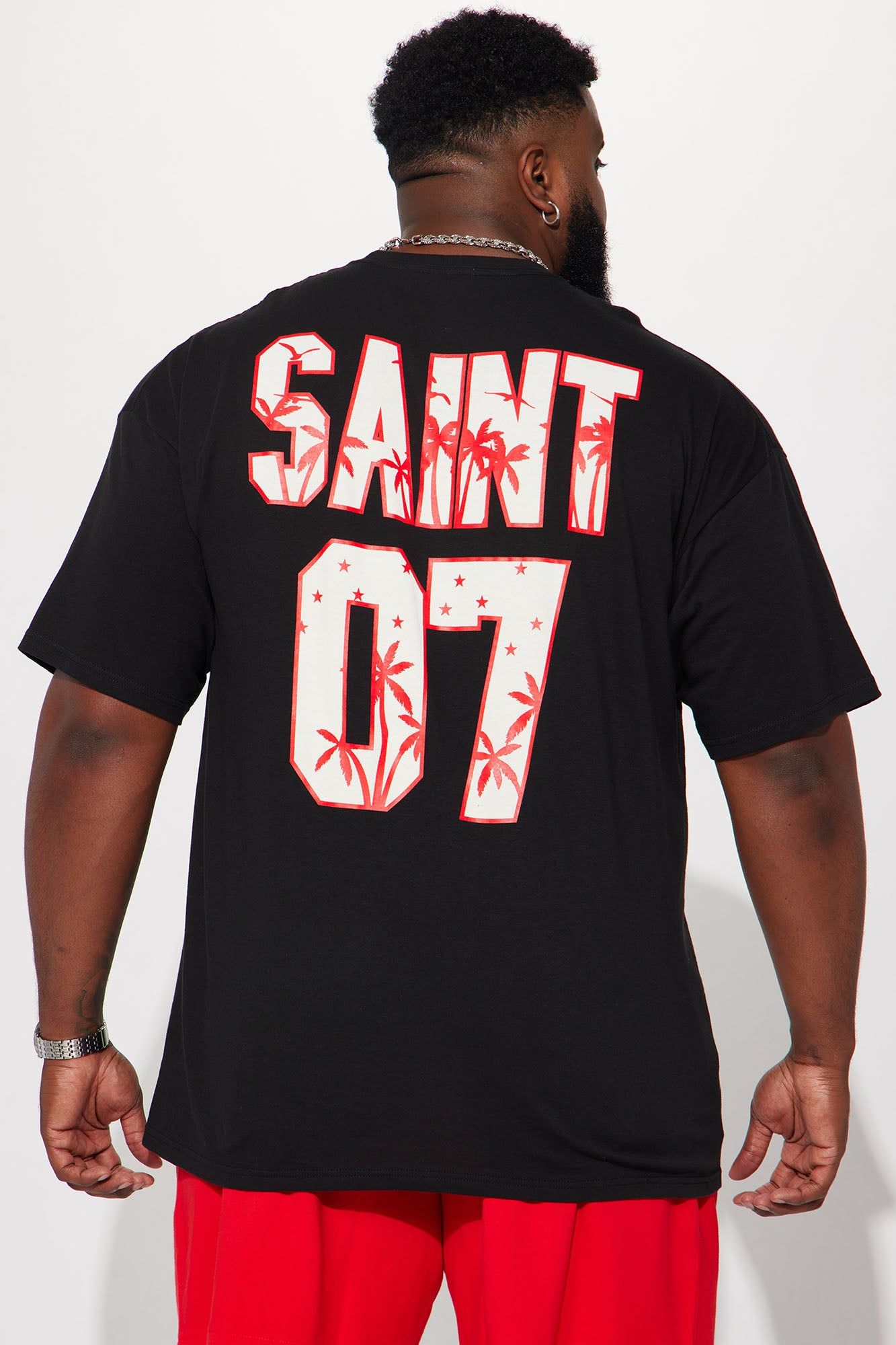 Saint Paradise Short Sleeve Tee - Black sold by Fashion Nova product image thumbnail 2