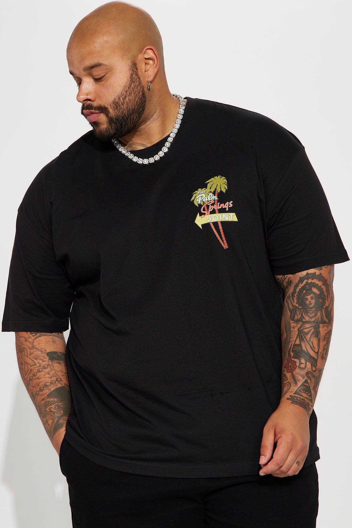 Palm Springs Joint Short Sleeve Tee - Black sold by Fashion Nova product image thumbnail 6
