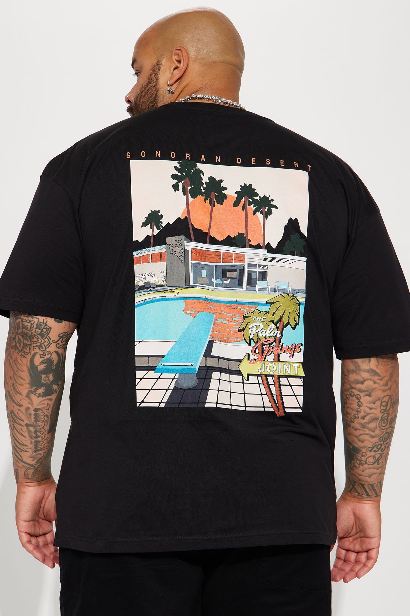 Palm Springs Joint Short Sleeve Tee - Black sold by Fashion Nova product image thumbnail 2