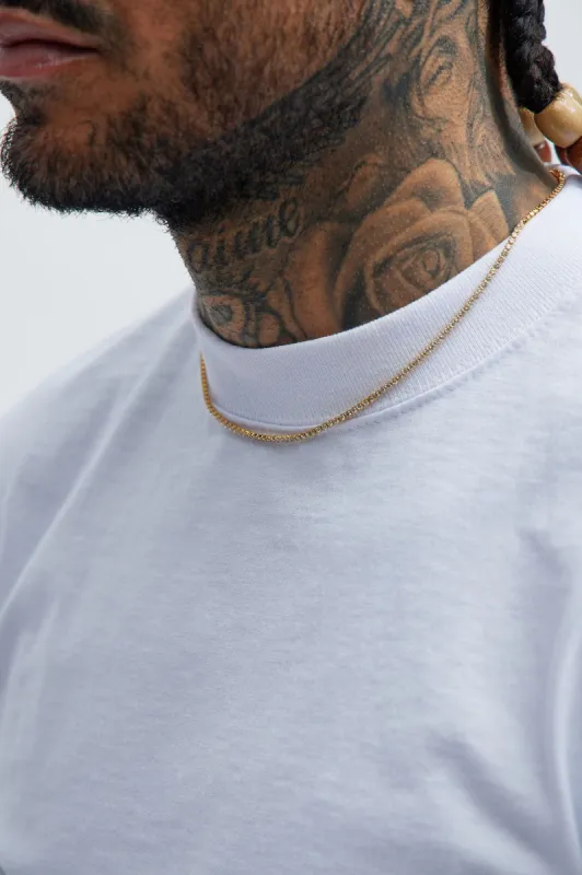 2mm Premium 18″ Tennis Chain Necklace - Gold sold by Fashion Nova