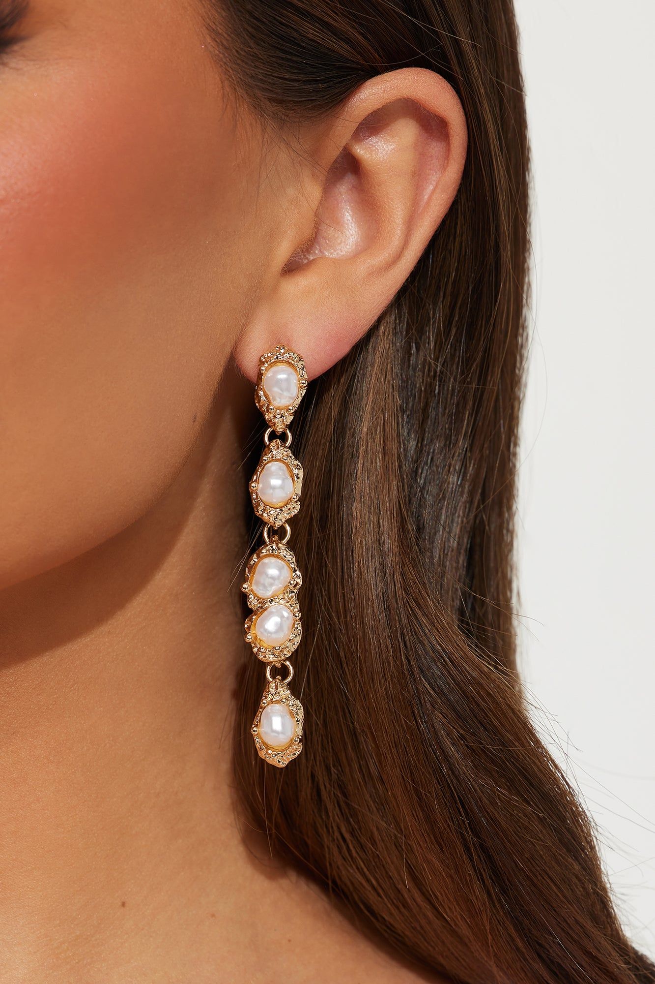 Treasure These Moments Earrings - Gold sold by Fashion Nova