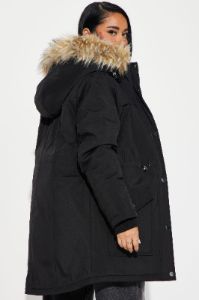 Cozy Inside Puffer Jacket - Black sold by Fashion Nova