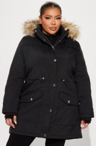 Cozy Inside Puffer Jacket - Black sold by Fashion Nova
