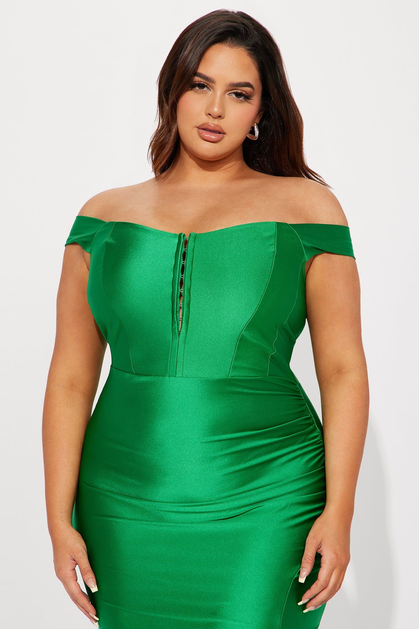 Adriana Corset Maxi Dress - Kelly Green sold by Fashion Nova product image thumbnail 6