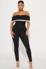 Let Me Talk Jumpsuit - Black sold by Fashion Nova