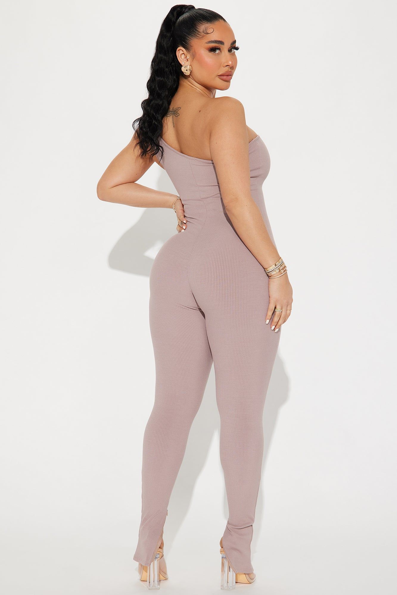 Jeni Snatched Jumpsuit - Sand sold by Fashion Nova product image thumbnail 4