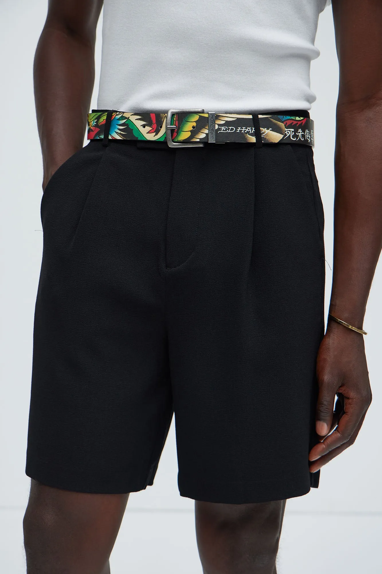 Ed Hardy Scripture Belt - Black sold by Fashion Nova product image thumbnail 2