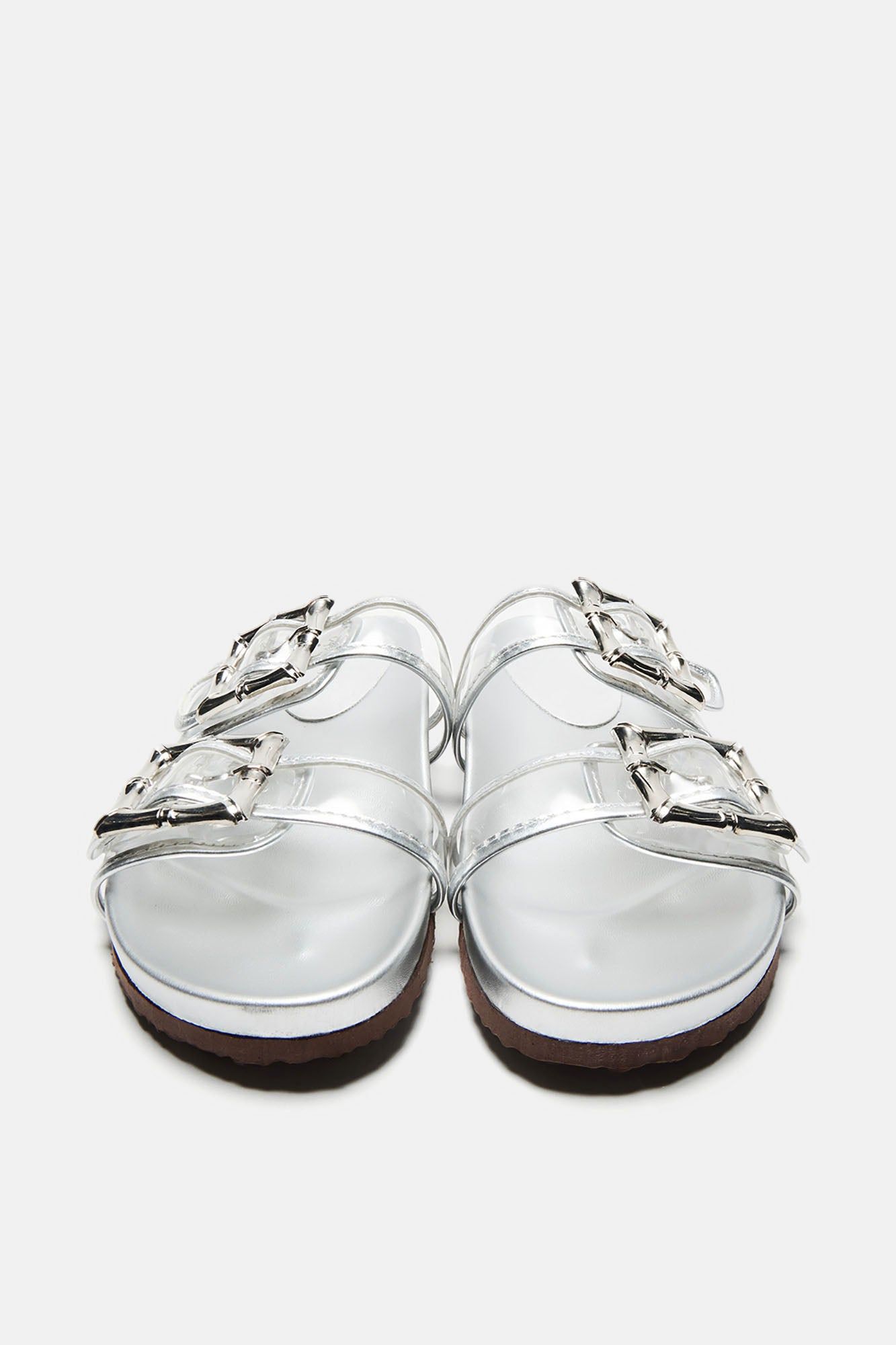 Lina Casual Slides - Silver sold by Fashion Nova product image thumbnail 4