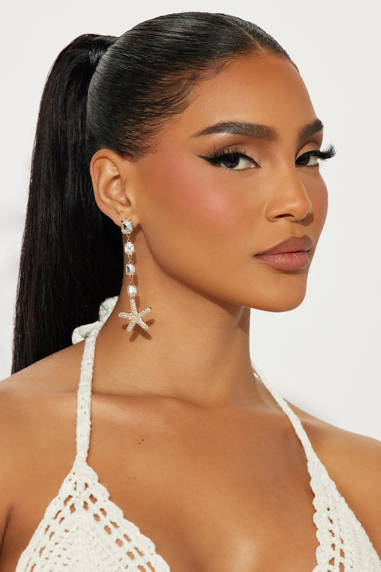 Tropical Hideaway Earrings - Gold sold by Fashion Nova product image thumbnail 2