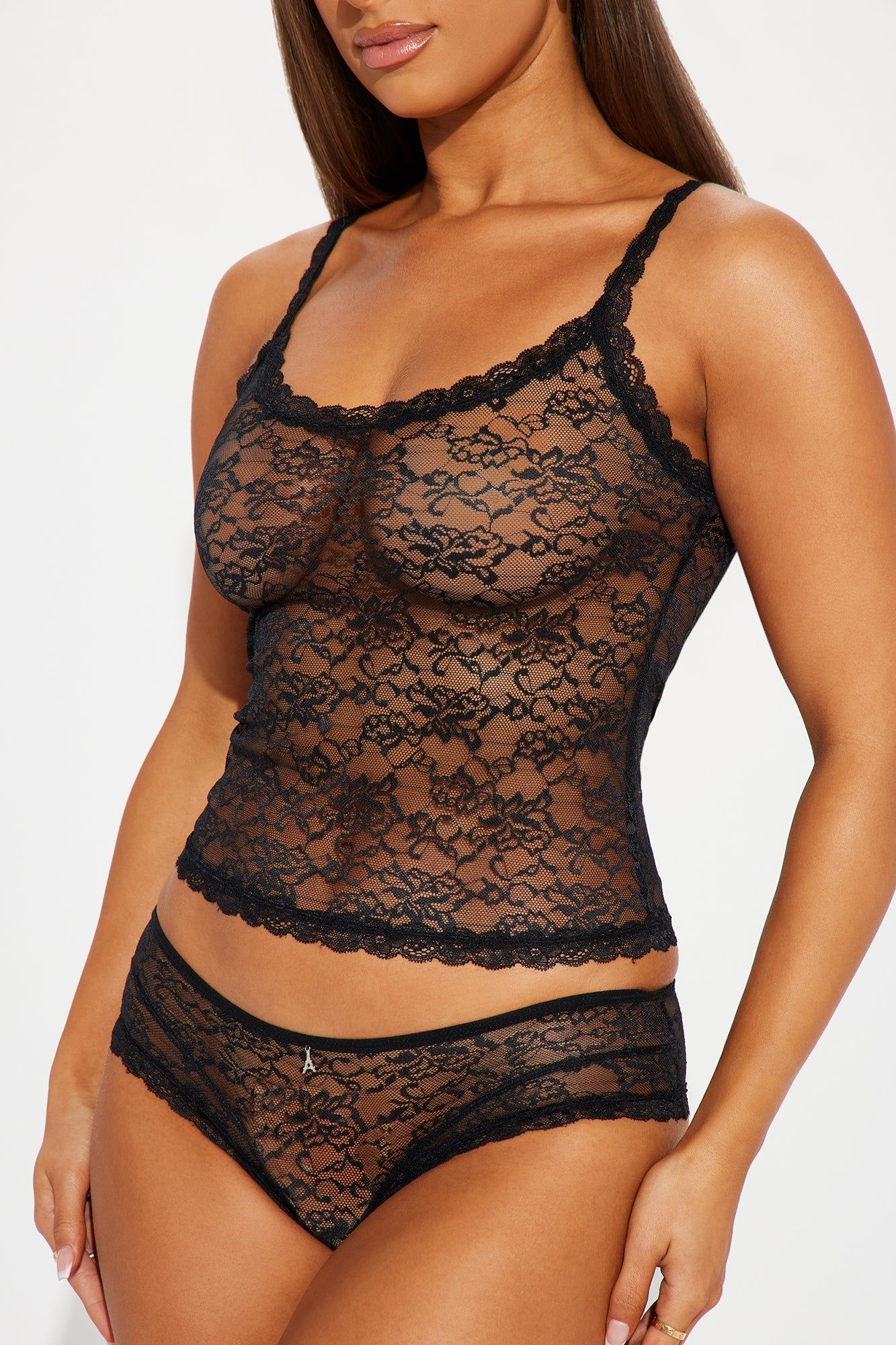 Romantic Nights Lace 2 Piece Set - Black sold by Fashion Nova product image thumbnail 2