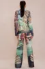 Ancient Art Blazer Suit Set - Multi Color sold by Fashion Nova
