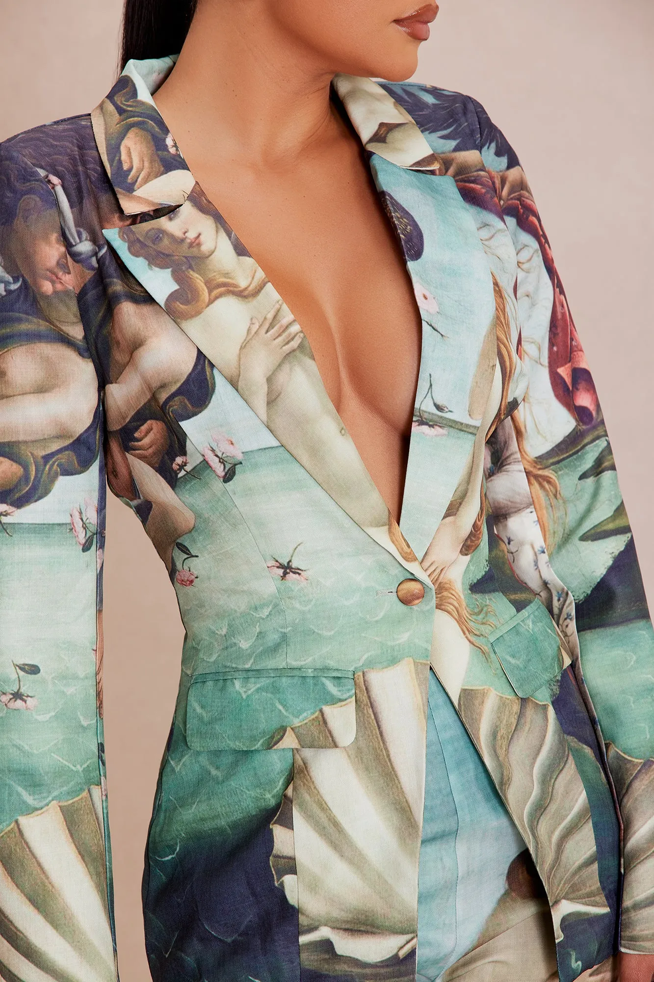 Ancient Art Blazer Suit Set - Multi Color sold by Fashion Nova product image thumbnail 3