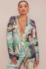 Ancient Art Blazer Suit Set - Multi Color sold by Fashion Nova