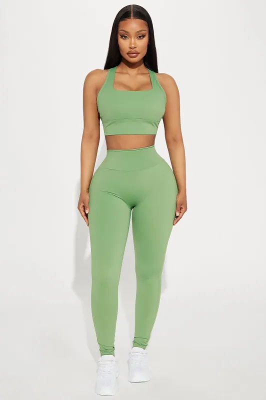 Stay Balanced Active Legging - Sage sold by Fashion Nova